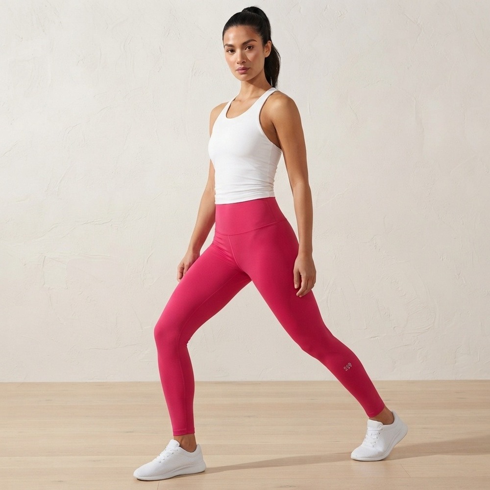 Splits59 Leggings Womens XS Pink Excellent High Waisted E8121 Activewear